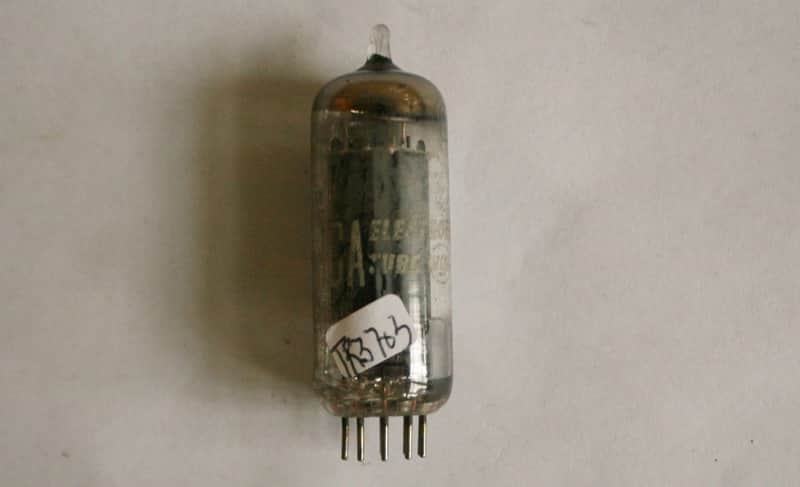 RCA USA 6CG7 [6FQ7] 3 Grey Plate Top O Get Vacuum Tube 86/104% image 1