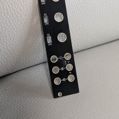 Oscillosaurus Shades Black alternate panel for mutable instruments eurorack module faceplate 1/2 image 1