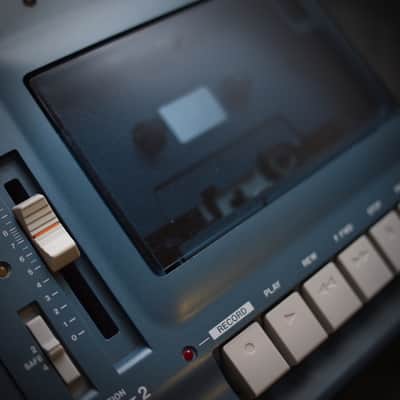 Serviced TASCAM Porta 02 mkII Ministudio (New Belts) 2000s - Blue image 3