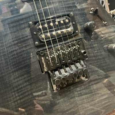 ESP LTD M-200FM Electric Guitar - See Thru Black image 3