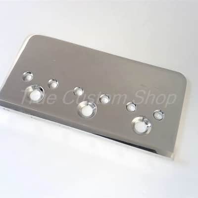 True Custom Shop® Chrome Fender® Mexican Standard Stratocaster 2-3/16" Hardtail Bridge Plate image 1