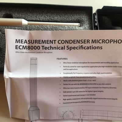 Behringer ECM8000 Omnidirectional Measurement Microphone 2001 - Present - Standard image 5