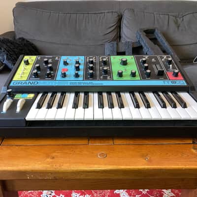 Moog Grandmother 32-Key Semi-Modular Analog Synthesizer 2018 - Present - Black / Multi-Colored Panel image 2