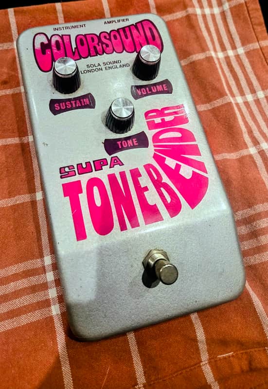 Colorsound Supa Tonebender Fuzz 1970s - Silver image 1