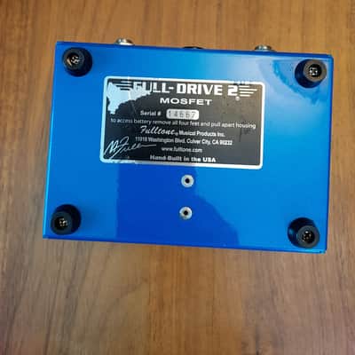 Fulltone Full-Drive 2 Mosfet 2007 - 2018 - Blue image 2