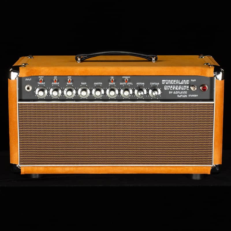 Amplified Nation Wonderland Overdrive 50w Head Golden Brown/Oxblood (659)