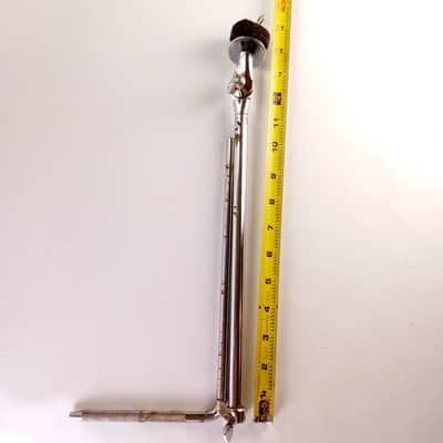 Ludwig Cymbal L-Arm #1371 Telescoping Pre-1967 Vintage Chrome 3/8" Super Classic image 3