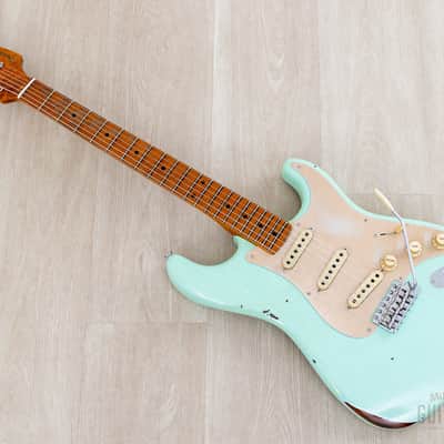 Fender Custom Shop 1956 Stratocaster Roasted Relic Aged Surf Green w/ Fat '60s Pickups image 10