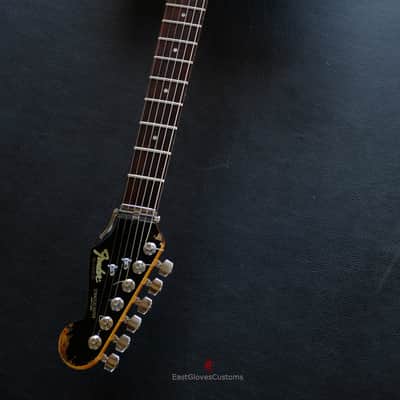 Fender Deluxe Comtemporary Stratocaster Floyd Rose System III Tremolo Black MIJ Relic Aged (RARE) image 18