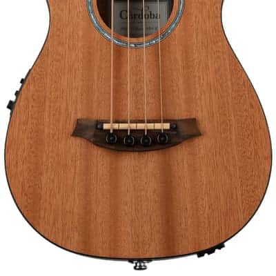 Cordoba Mini II Bass MH-E Acoustic-electric Bass Guitar - Mahogany image 2