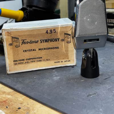 Serviced Fen-Tone vintage Microphone 1950’s with new XLR pigtail! image 1