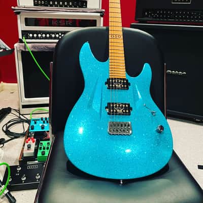 Aristides 060 Aqua green sparkle gloss image 1