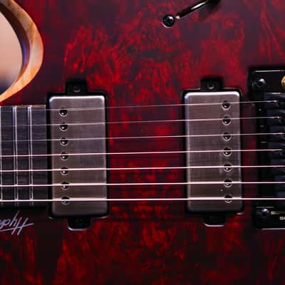 Mayones Hydra Elite PRO 7 Trans Dirty Red Satine image 3