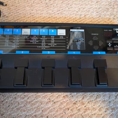 Boss ME-6 Guitar Multiple Effects Pedal 1992 - 1995 - Black and Blue image 1