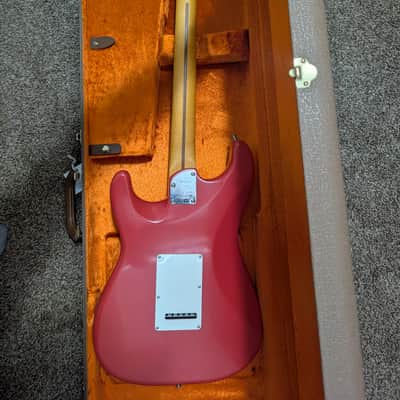 Fender American Ultra Luxe Vintage Stratocaster 60's HSS- Fiesta Red. Cable and Case Included image 7