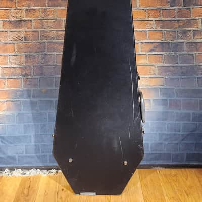Coffin Case Standard Guitar Case Black/Plush Red Interior image 5