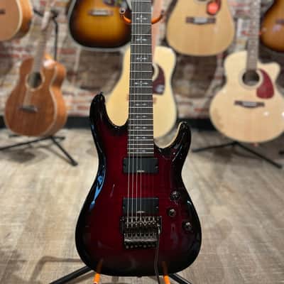 Schecter Demon 7 FR Crimson Red Burst image 2