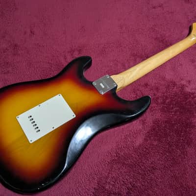 Harmony H-80T Strat Copy 1980s - Sunburst - Made in Korea image 7
