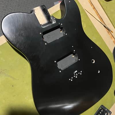 Bloom Doom Guitars Loaded HH Tele Body - Worn Black Nitro - Suhr Thornbucker/Thornbucker II image 6