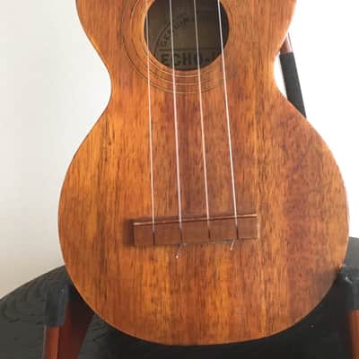 Echo-Uke Koa Soprano Ukulele With New Hard Case image 5