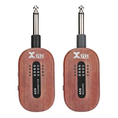 Xvive A58 5.8GHz Wireless Guitar System ~ Mahogany