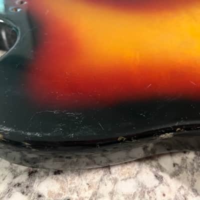 Vintage 1960’s Framus Strato BASS Guitar body image 11