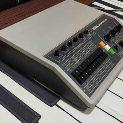 Korg KR-55 Rhythm 55 grey with S-2 Dual Footswitch image 2