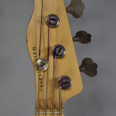 Nash PB-55 Relic Blonde Finish Left-Handed Electric Bass Guitar w/Bag image 15