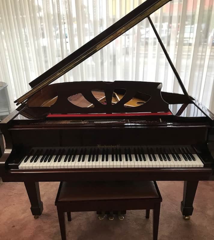 Bachendorff Baby Grand Piano Polished Mahogany image 1