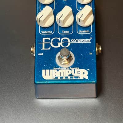 Wampler Ego Compressor V1 (Large Logo) 2010s - Blue image 1