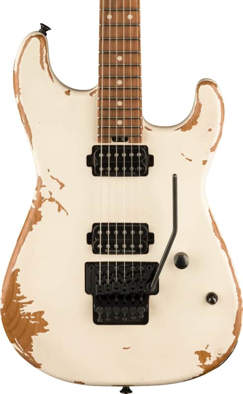 Charvel Pro-Mod Relic San Dimas Style 1 Electric Guitar. HH FR PF, Pau Ferro Fingerboard, Weathered White image 1
