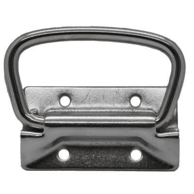 2 Pack of Chrome Surface Mount PA DJ Chest Case Handles Pulls image 3