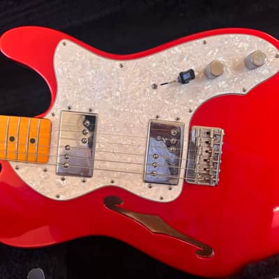 Fender American Vintage '72 Telecaster Thinline 2012 - 2014 - Candy Apple Red image 2