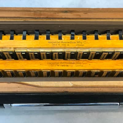 IMPERIAL CHAMBERTONE 3-REED SINGLE TONE CHAMBER ACCORDION #CI21 image 8