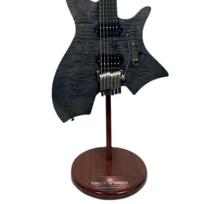 b3 Sahara Plus 6 Hollow Body 2022 Charcoal/Black, Figured Maple & Mahogany NEW (Authorized Dealer) image 2