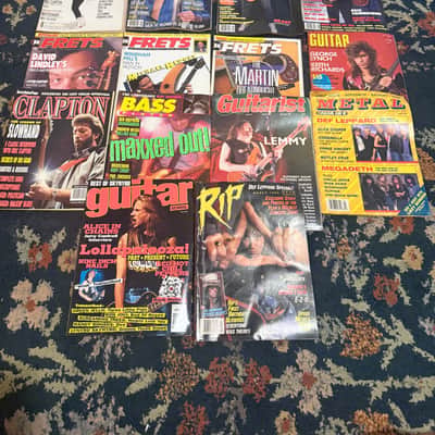 14 vintage Guitar Magazines image 1