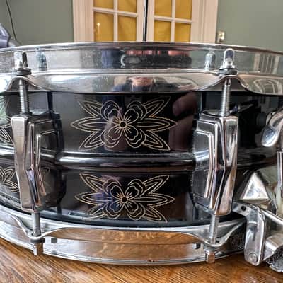 Ludwig Black Beauty LM452 1977-1982 Engraved Nickel-Plated Brass image 5