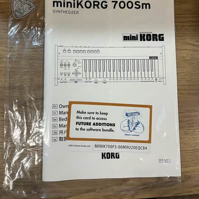 Korg miniKORG 700Sm 2025 - Black / Wood image 15