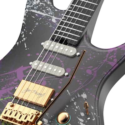Enya Inspire: Carbon Fiber Super ST Smart Guitar Signature Inspire Iris image 11