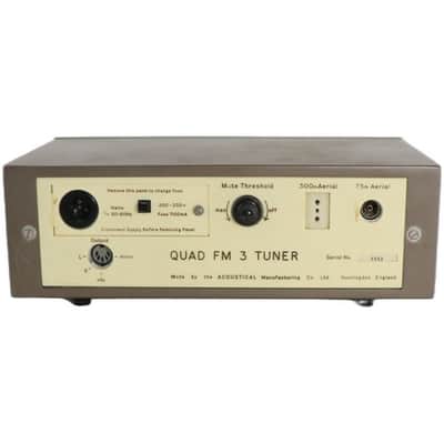 Quad FM3 FM Tuner Analogue Huntingdon England Tested Working UK image 5