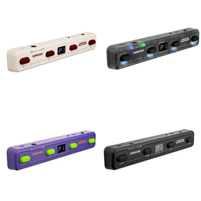 SONICAKE Pocket Control - MIDI Foot Controller, Wired/Wireless MIDI Transmission, USB Host, 4 Buttons BT Rechargeable Page Turner Pedal for Musician/Live Performance/Studio (Purple)) image 2