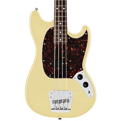 Fender FSR Japan Mustang Bass Vintage White image 1