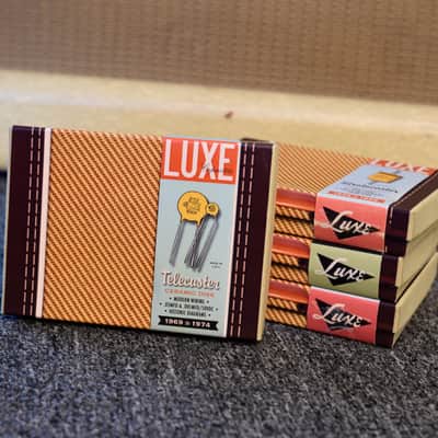 Luxe 1969-1974 Telecaster Modern Schematic Kit .05mF & .001mF Orange Dime Caps image 1