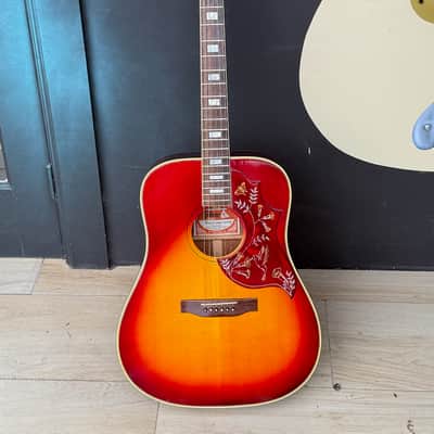 Gibson Hummingbird Custom 1971 - stunning & minty Cherry'burst Hummer for the pickiest collector ! image 2