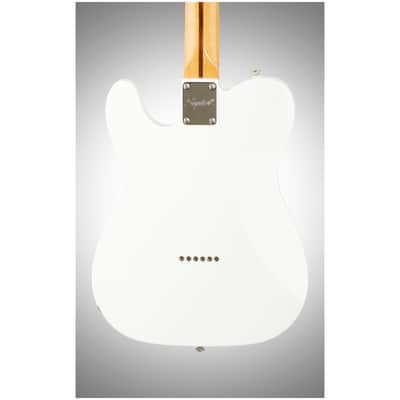 Squier Classic Vibe '70s Telecaster Deluxe Electric Guitar, with Maple Fingerboard, Olympic White image 6