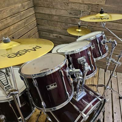 Drum Kit Pearl Export Vintage, Dark Red USED! RKEXP150526 image 5