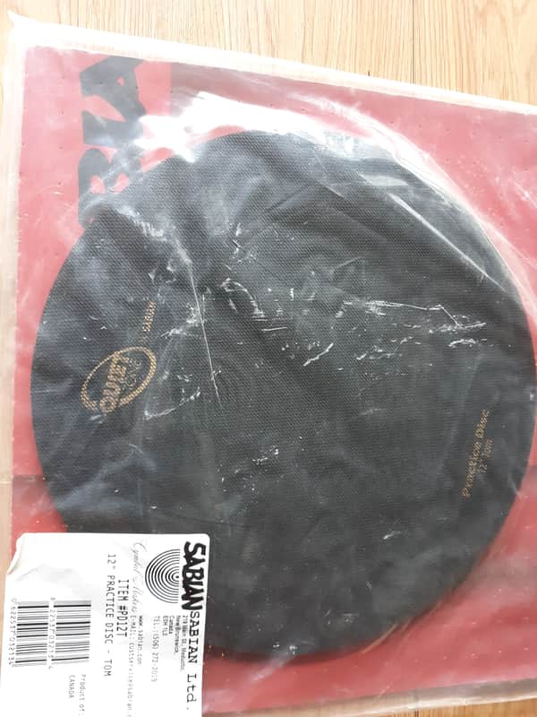 Sabian PD12T Quiet Tone Tom Practice Disc - 12" image 1