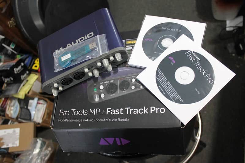 M-Audio Pro Tools MP + Fast Track Pro (Hardware and Software) image 1