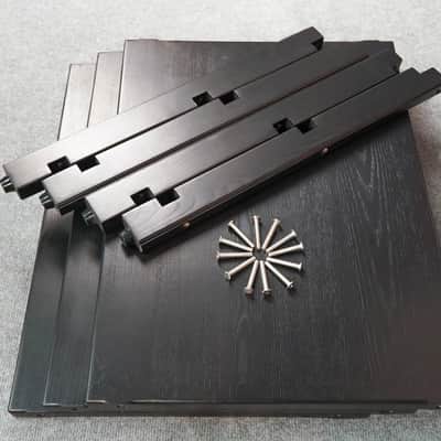 Black Audio Rack – Solid Wood 3-Tier Hi-Fi Rack – 5-Year Warranty image 6