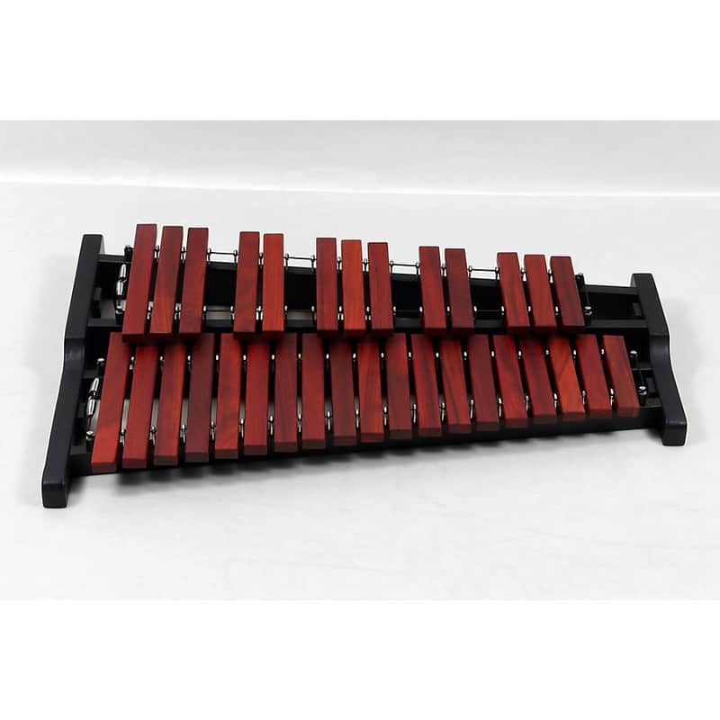 Sound Percussion Labs 2-2/3 Octave Wooden Practice Xylophone - Regular Padauk Wood Bars with Resonators image 1